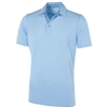 Galvin Green Menâ€™s Milan Tour Golf CL Logo Polo, Powder Blue