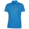 Galvin Green Menâ€™s Murphy Shift CL Logo Golf Polo, Blue Pattern