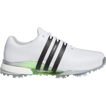 adidas Men's 2024 Tour 360 Golf Shoe, White/Black/Green