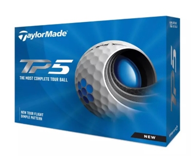 TaylorMade TP5 Golf Balls - White