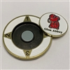 Glen Abbey - 1.5" Golf Medallion with Removable Ball Marker