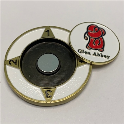 Glen Abbey - 1.5" Golf Medallion with Removable Ball Marker