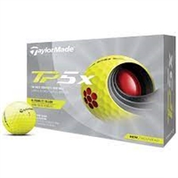 TaylorMade TP5x Golf Balls - Yellow