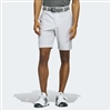 Adidas Menâ€™s Ultimate365 9â€ Printed Golf Short, White/Grey