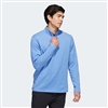 Adidas Menâ€™s 3-Stripes Quarter-Zip Pullover, Blue Fusion