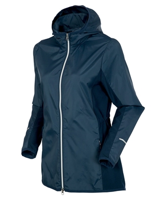 Sunice Women's Blair Water-Repellent Jacket, Midnight/Pure White