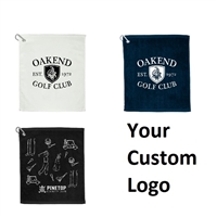 Custom Logo 15"x18" Terry Golf Towel - 3 Colours