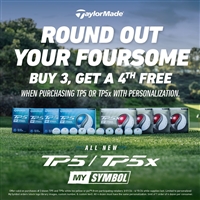 TaylorMade TP5 or TP5x - BUY 3 GET 1 FREE PERSONALIZED