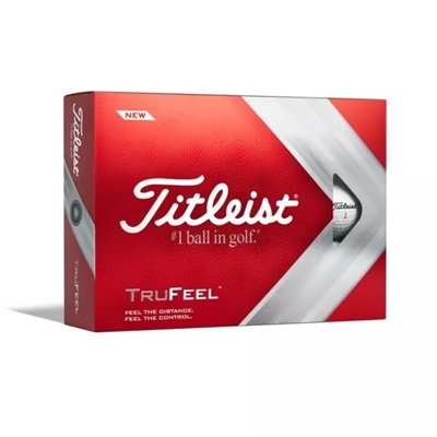 Titleist TruFeel Custom Logo Golf Balls - White