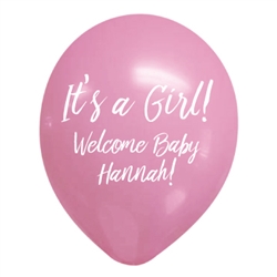 Personalized 12" Latex Balloons Birthday Party Baby Shower Wedding Shower