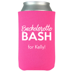 Custom imprinted neoprene can cooler favor | affordable favor for wedding or party