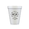 Serve Hot or Cold Beverages in These 12oz. Personalized Styrofoam Cups | Nuptial Necessities