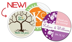 Customize your wedding favors with these full color 2" round label stickers