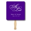 Custom Designed Double-Sided Fan - for Wedding & Party Favor | Nuptial Necessities