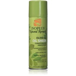 Isoplus Natural Remedy Olive Oil Sheen Conditioning Hair Spray, 7 Oz.(EA)