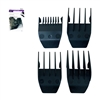 WAHL PEANUT GUIDE 4 SIZE SET BLACK (SIZE 1/8â€³, 1/4â€³, 3/8â€³, 1/2â€³) #3166