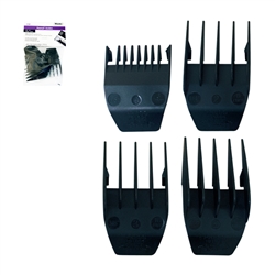 WAHL PEANUT GUIDE 4 SIZE SET BLACK (SIZE 1/8â€³, 1/4â€³, 3/8â€³, 1/2â€³) #3166