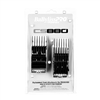 BABYLISS PRO BARBEROLOGY ATTACHMENT COMB 8 PC SET BLACK SIZE 1/16â€³, 1/8â€³, 3/16â€³, 1/4â€³, 3/8â€³, 1/2â€³, 5/8â€³, 3/4â€³ #FXCS880 (FITS TO : FXC880/650) #FXCS880