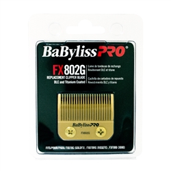 BABYLISS PRO CLIPPER BLADE GOLD DLC & TITANIUM COATED #FX802G (FITS TO : FX870G, FX870RG, FXF880)