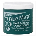 Blue Magic Bergamot Hair & Scalp Conditioner, 12 oz, Dry, Conditioning, Adult, Moisturizing(EA)