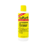 Sulfur 8 Medicated Anti-Dandruff Oil Moisturizing Hair Lotion 8 oz