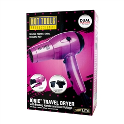 HOT TOOLS IONIC TRAVEL DRYER DUAL VOLTAGE #1044