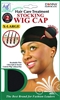 #22304 2CAPS XL ANTIBACTERIAL STOCKING WIG CAP / BLACK (DZ)