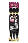 Bobbi Boss Pre-Stretched 54â€ Boss Braid 3X Pack