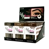 NICKA K GEL EYEBROW POMADE 15 CT (BLACK/DARK BROWN/BROWN) #ST-NGE02