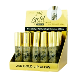 NICKA K 24K GOLD LIP GLOW GOLD #LGGDB1 (25 Pack)