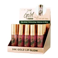 NICKA K 24K GOLD LIP GLOW ROSE GOLD #LGGDB2 (25 Pack)