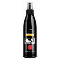Tyche Black Heat Protector Spray Keratin 8.45 oz
