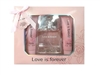 LOVE IS FOREVER FOR WOMEN PERFUME, LOTION AND SHOWER GEL SET