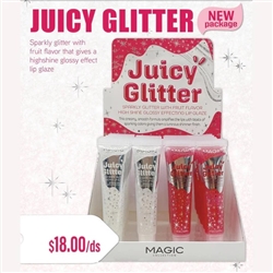 Juicy GlitterLip  Gloss (36pc/Ds)