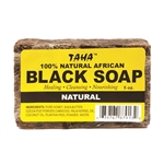 TAHA AFRICAN BLACK SOAP - NATURAL 5 OZ