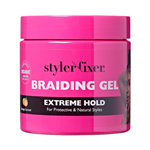 Red by Kiss Braiding Gel Extreme Hold Styler Fixer for Box Braids & Cornrows 32oz (EA)