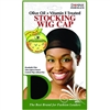 Donna Olive Oil + Vitamin E Treated Stocking Wig Cap #22200 Black(DZ)