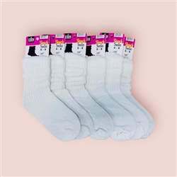 EDEN Slouch Socks-White, Black, Red(size-6~8)Dz