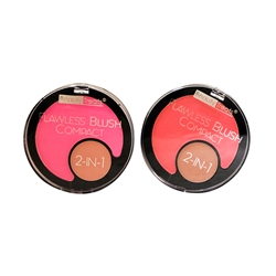 BEAUTY TREATS 2-IN-1 FLAWLESS BLUSH COMPACT (12 Pack)