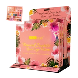 BEAUTY TREATS TROPICAL SUNRISE LUXE EYE PALETTE 42 COLORS (6 Pack)