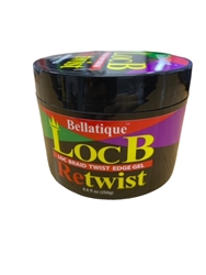 Bellatique Locb Retwist Loc, Braid, Twist & Edge Gel Maximum Hold - 8oz(EA)
