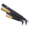 Hot & Hotter Gold Ceramic Flat Iron 2-in-1 Combo(EA)
