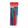 ANNIE RAT TAIL COMB SET 12 CT ASSORTED COLOR #17 (12 Pack)