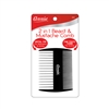 ANNIE 2 IN 1 BEARD & MUSTACHE COMB #0049 (12 Pack)