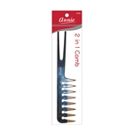 ANNIE 2 IN 1 COMB TWO TONE ASSORTED COLOR #108 (12 Pack)