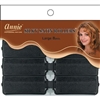 Annie Silky Satin Rollers Size L 8Ct Black#1242(6PK)