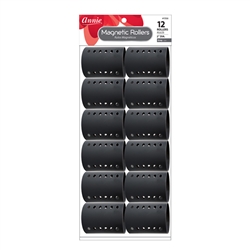 ANNIE MAGNETIC ROLLERS 12 CT 2â€³ GRAY #1358 (12 Pack)