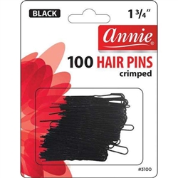 Annie Hair Pins 1 3/4In 100ct Black#3100(DZ)