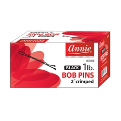 ANNIE BOB PINS 2â€³ 1 LB BLACK #3105(DZ)