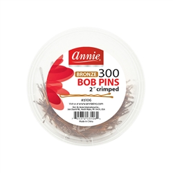 ANNIE BOB PINS 2â€³ 300 CT BRONZE #3106 (12 Pack)